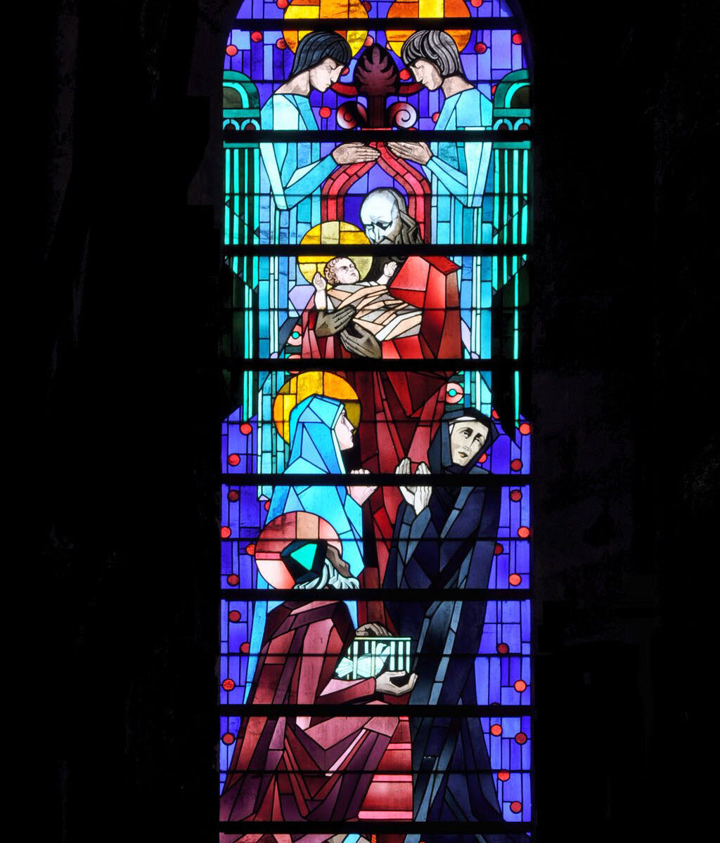 stained glass window