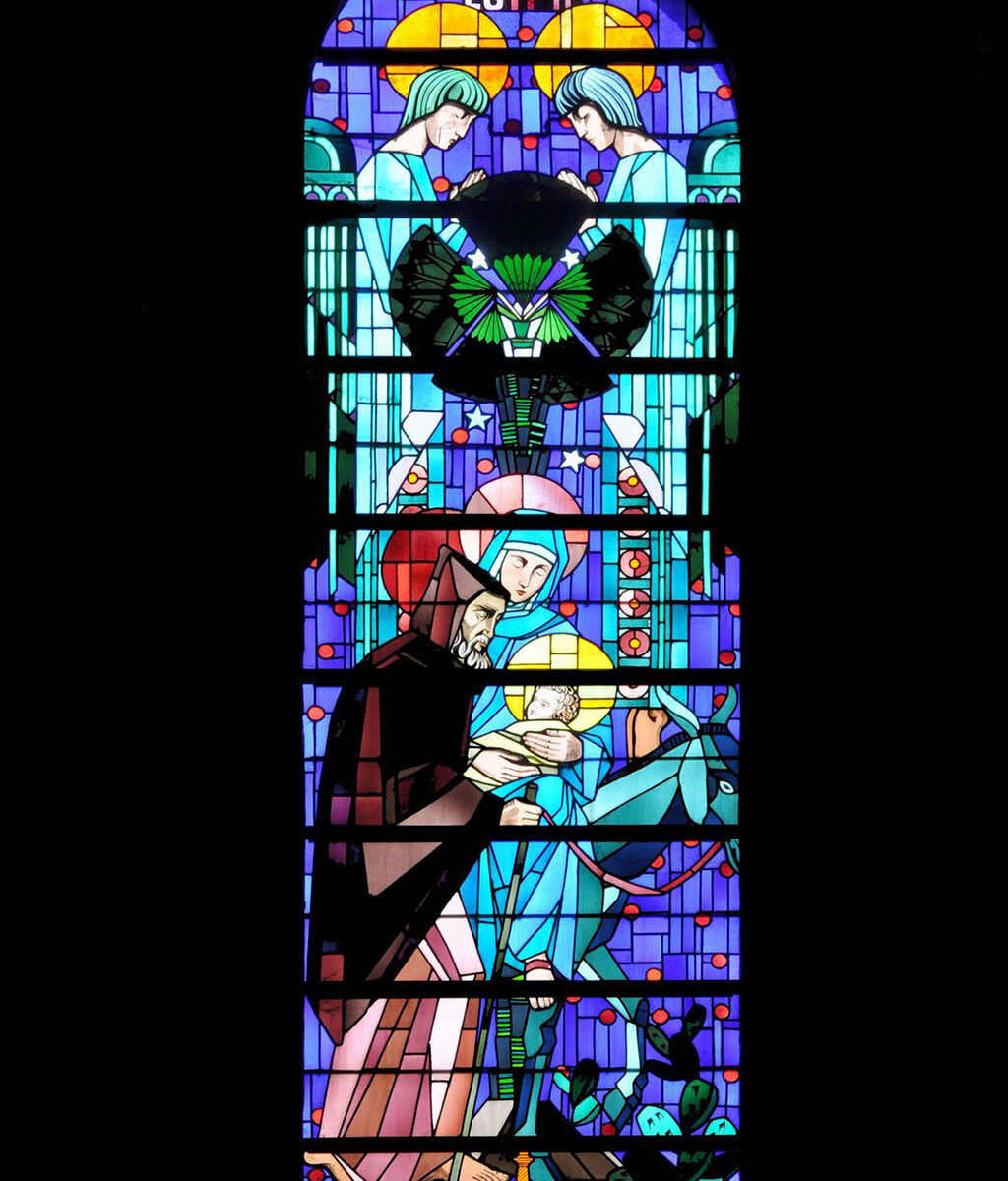 stained glass window