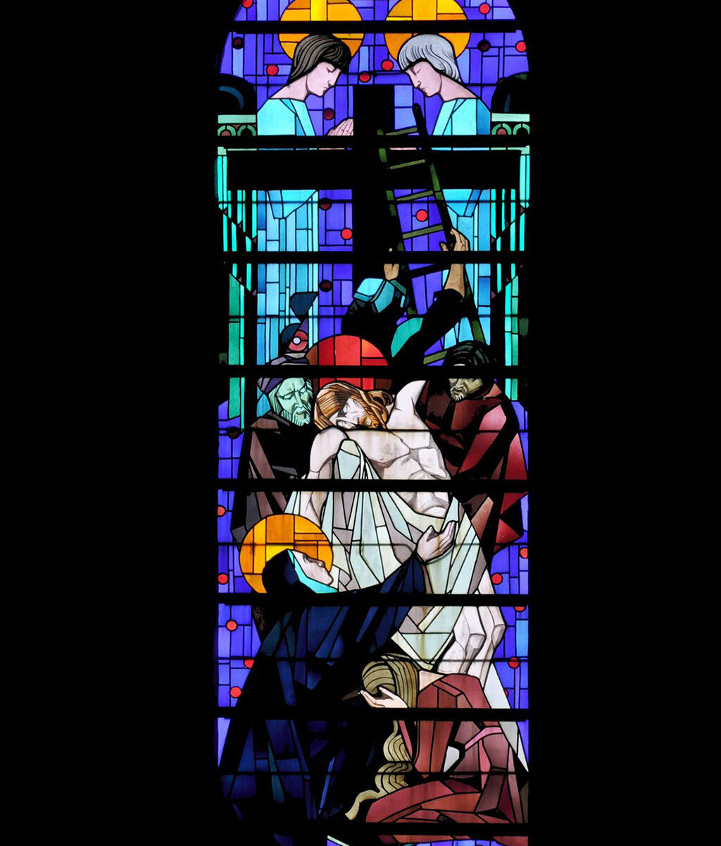 stained glass window