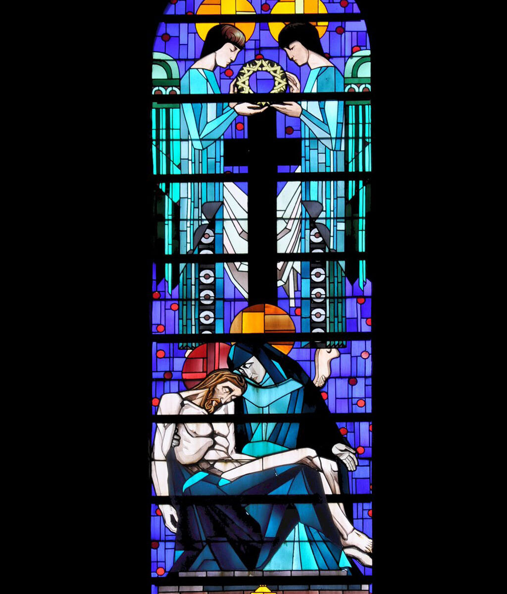 stained glass window