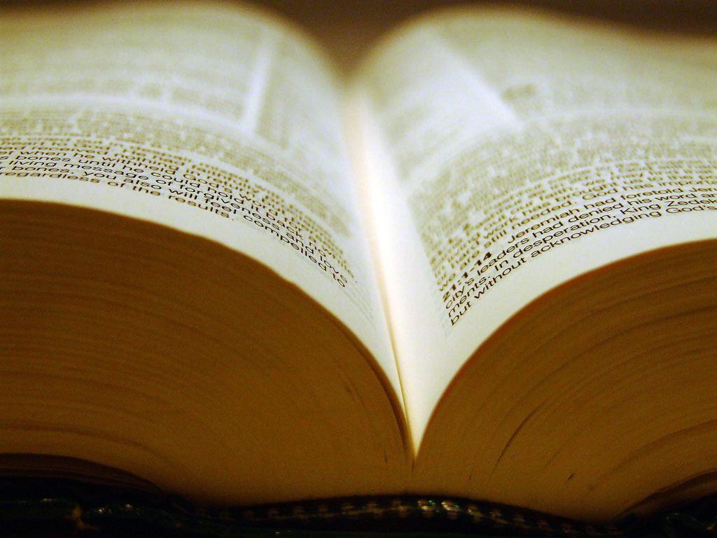 Bible close-up