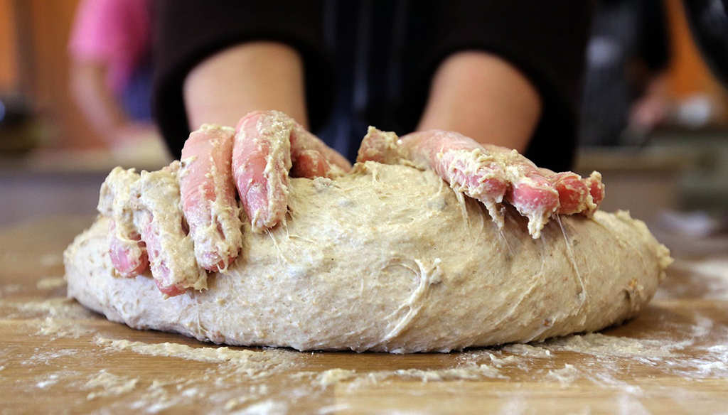 making bread