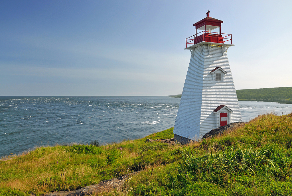 lighthouse on shore