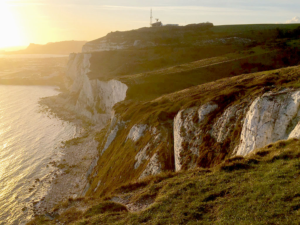 white cliffs of Dover